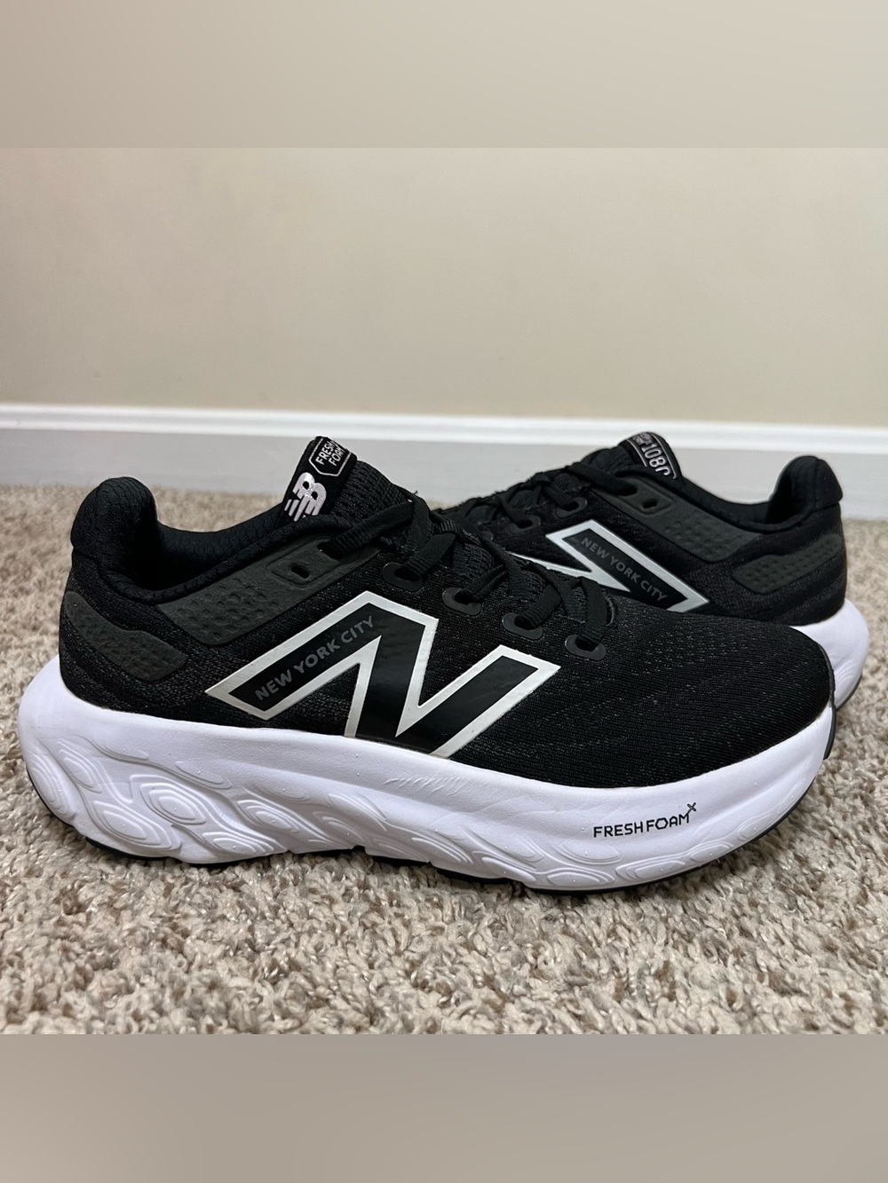 New Balance Fresh Foam x 1080 TCS New York City Marathon Sneakers Black W8/M6.5